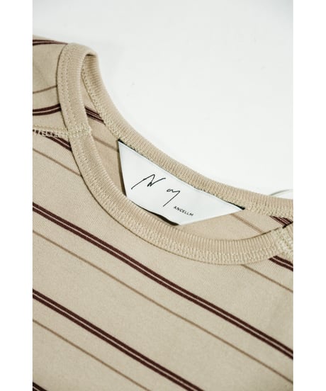 ANCELLM BORDER LS T-SHIRT