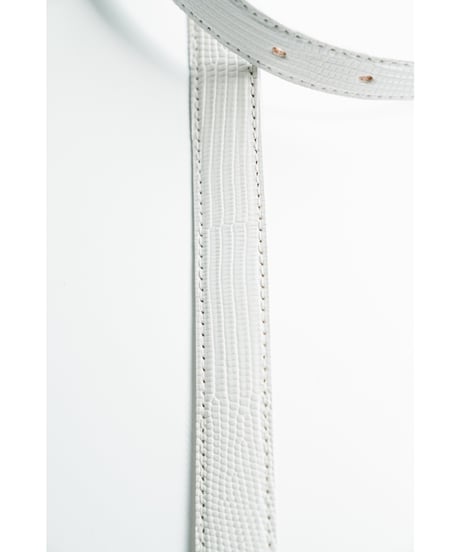 BISOWN LIZARD CLASSIC SQURARE BELT