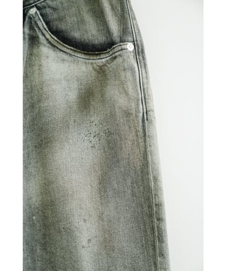 ANCELLM SHOE-CUT DENIM PANTS