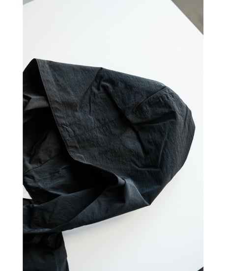 ANCELLM WRINKLED NYLON OVER HOODIE