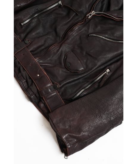 ANCELLM AGING H.L. BELTED JACKET