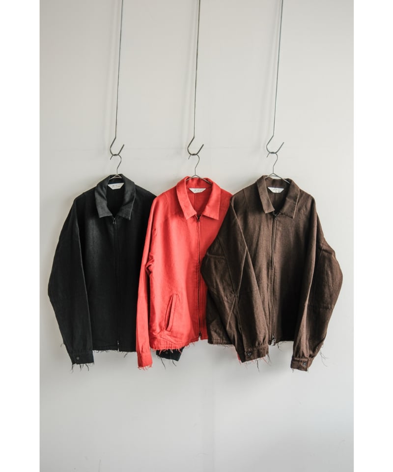 ANCELLM SHRINK WOOL ZIP-UP SHIRT JACKET | Muste
