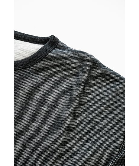 ULTERIOR W/C HONEYCOMB HENLEY - NECK TOP