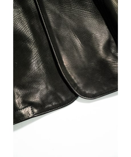 ULTERIOR CALF LEATHER COVERALL JKT