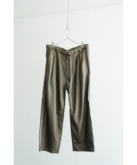 ANCELLM WOOL SATIN BELT - LESS SLACKS