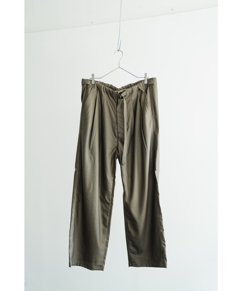 ANCELLM WOOL SATIN BELT - LESS SLACKS | MusterW