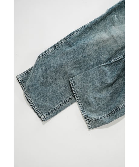 ULTERIOR FADED LIGHT DENIM WORK PANTS