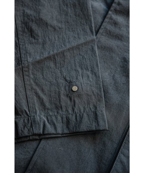 ANCELLM WRINKLED NYLON OVER HOODIE