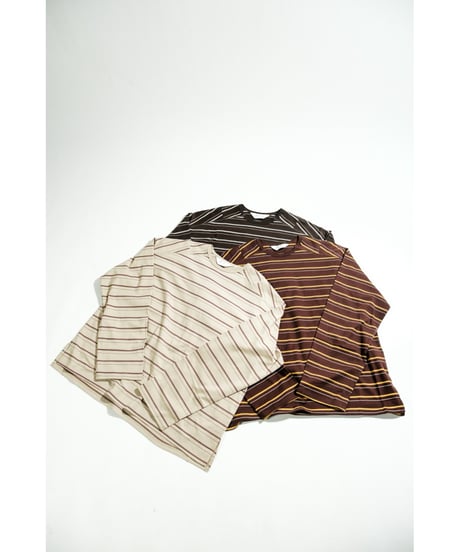 ANCELLM BORDER LS T-SHIRT