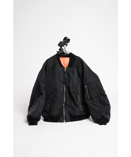 ANCELLM AGING BOMBER JACKET