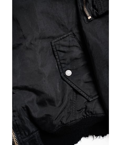 ANCELLM AGING BOMBER JACKET