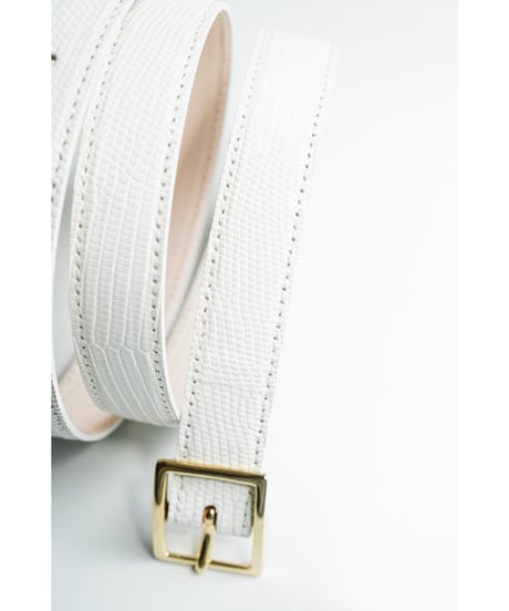 BISOWN LIZARD CLASSIC SQURARE BELT