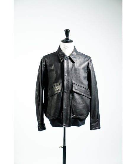 ULTERIOR CALF LEATHER FLIGHT JKT