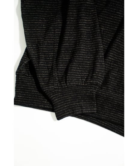 ULTERIOR SUPER FINE WOOL COTTON TURTLE-NECK TOP
