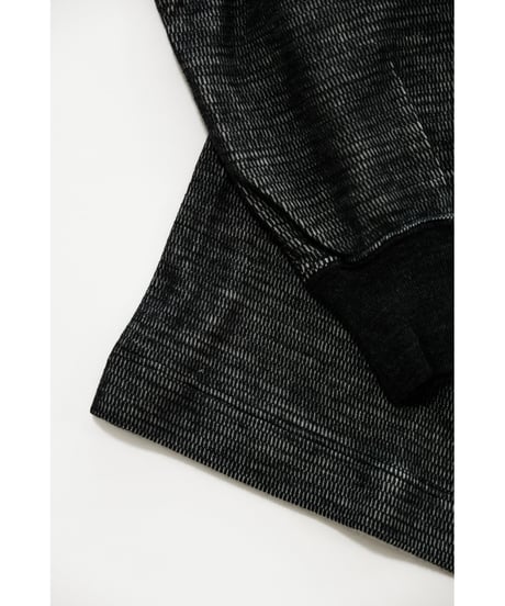 ULTERIOR W/C HONEYCOMB HENLEY - NECK TOP