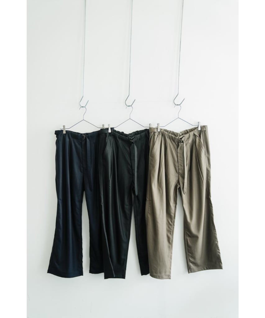 ANCELLM WOOL SATIN BELT - LESS SLACKS | MusterW
