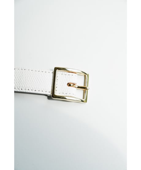 BISOWN LIZARD CLASSIC SQURARE BELT