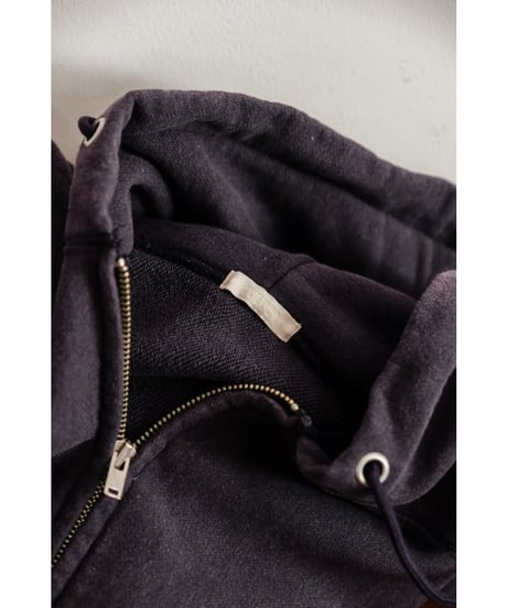 ULTERIOR "Exclusive" FADED SILKY TERRY RW ZIP UP PARKA