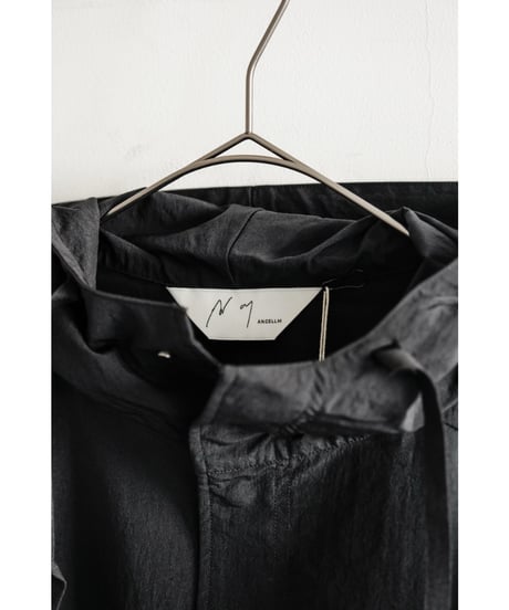 ANCELLM WRINKLED NYLON OVER HOODIE