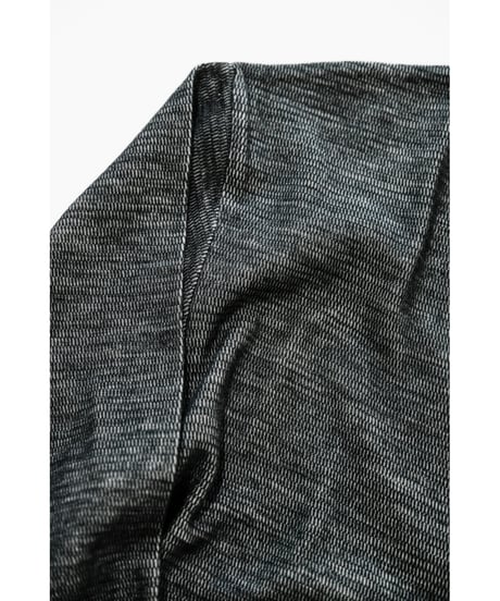 ULTERIOR W/C HONEYCOMB HENLEY - NECK TOP