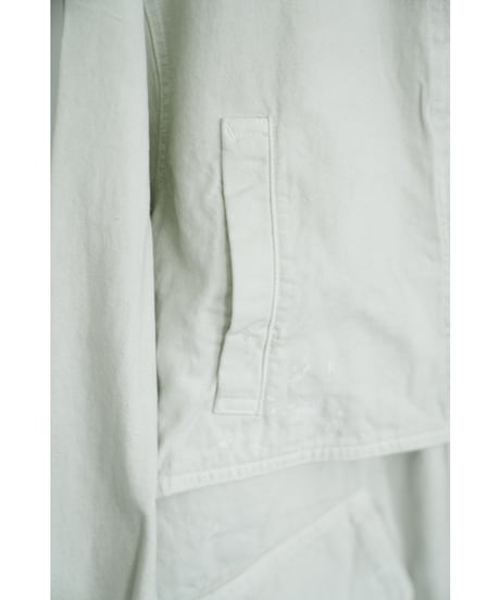 ANCELLM AGING DENIM HALF JACKET
