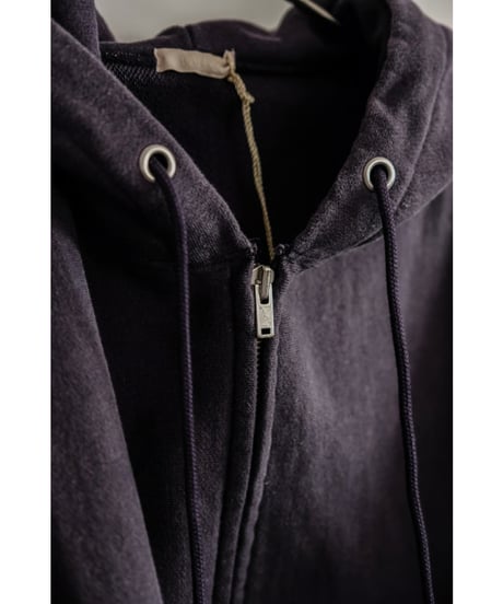 ULTERIOR "Exclusive" FADED SILKY TERRY RW ZIP UP PARKA