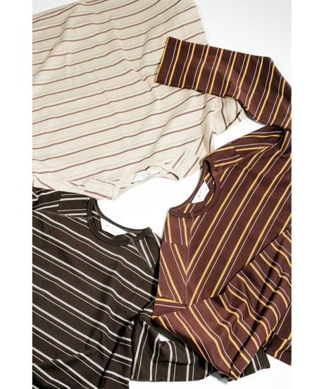 ANCELLM BORDER LS T-SHIRT