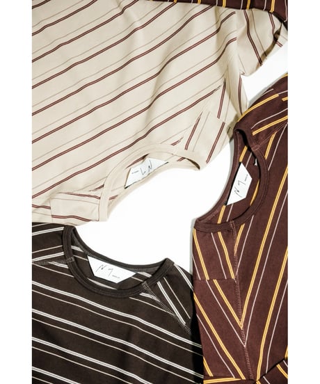 ANCELLM BORDER LS T-SHIRT