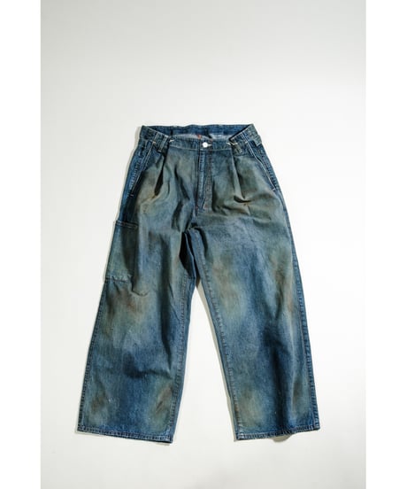 ANCELLM DENIM PAINTER PANTS