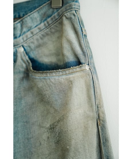 ANCELLM SHOE-CUT DENIM PANTS
