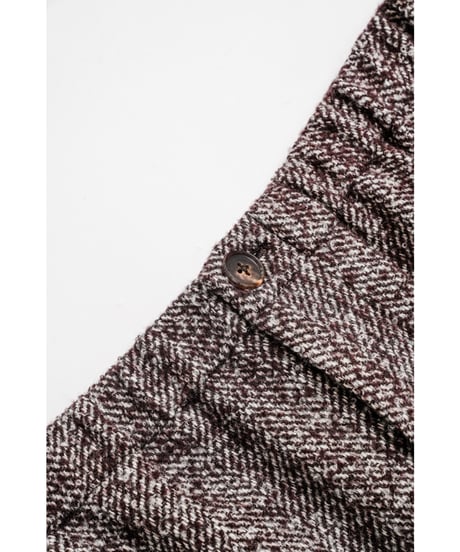 BISOWN LOOP TWEED EASY WIDE PANTS