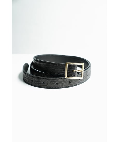 BISOWN LIZARD CLASSIC SQURARE BELT
