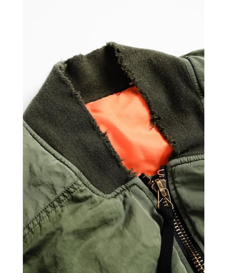 ANCELLM AGING BOMBER JACKET