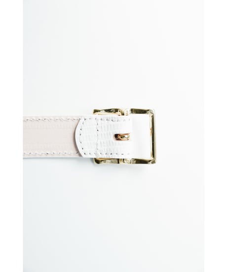 BISOWN LIZARD CLASSIC SQURARE BELT