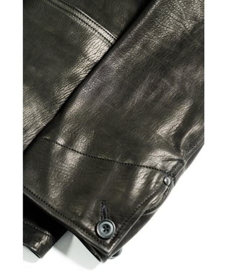 ULTERIOR CALF LEATHER COVERALL JKT