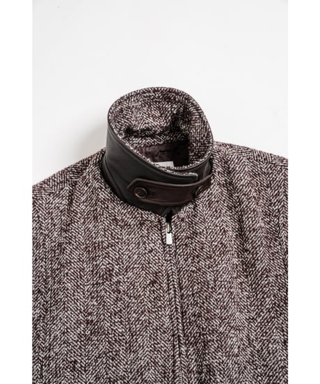 BISOWN LOOP TWEED SEAM POCKET BLOUSON