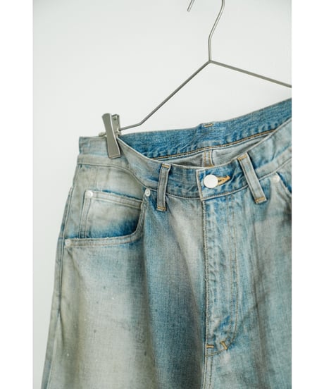 ANCELLM SHOE-CUT DENIM PANTS
