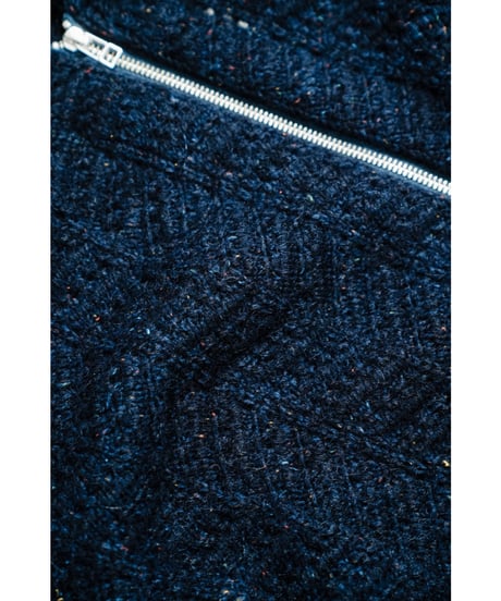 ENCOMING KNITTED MOHAIR HOODIE