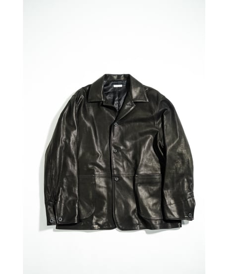 ULTERIOR CALF LEATHER COVERALL JKT