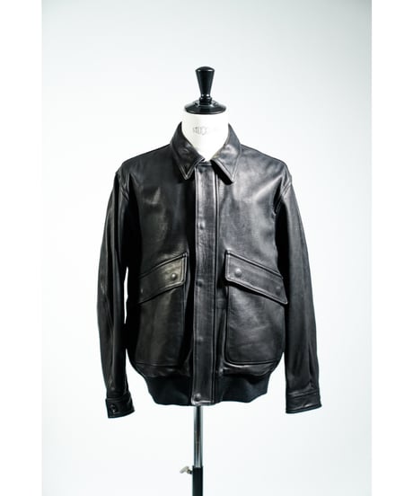 ULTERIOR CALF LEATHER FLIGHT JKT