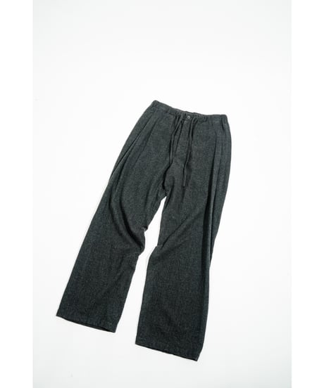 ULTERIOR SUPER FINE WOOL VIYELLA DRAWSTRING PANTS