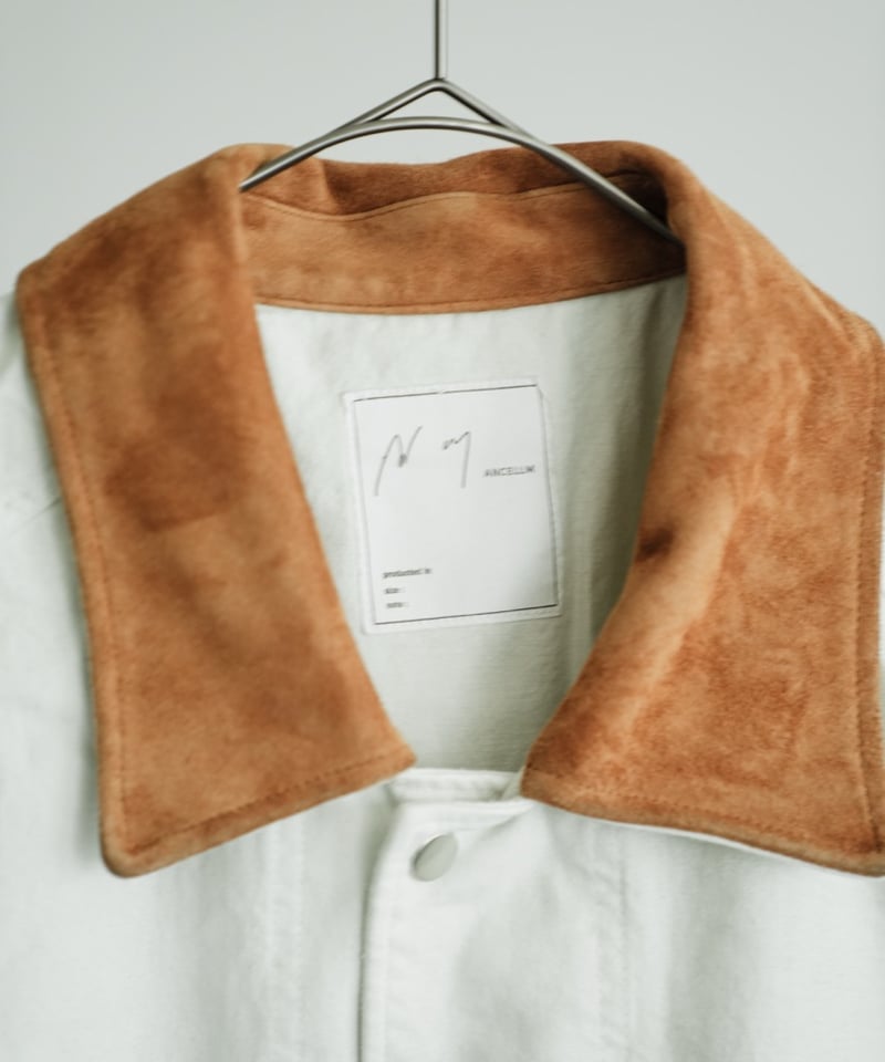 ANCELLM AGING DENIM HALF JACKET | MusterWerk Sud.