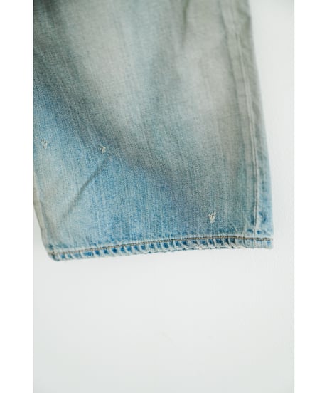 ANCELLM SHOE-CUT DENIM PANTS
