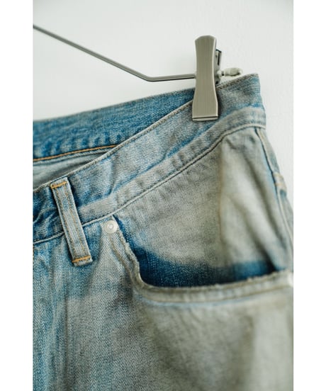 ANCELLM SHOE-CUT DENIM PANTS