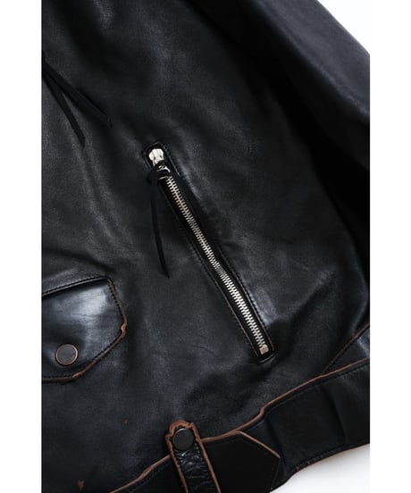 ANCELLM AGING H.L. BELTED JACKET