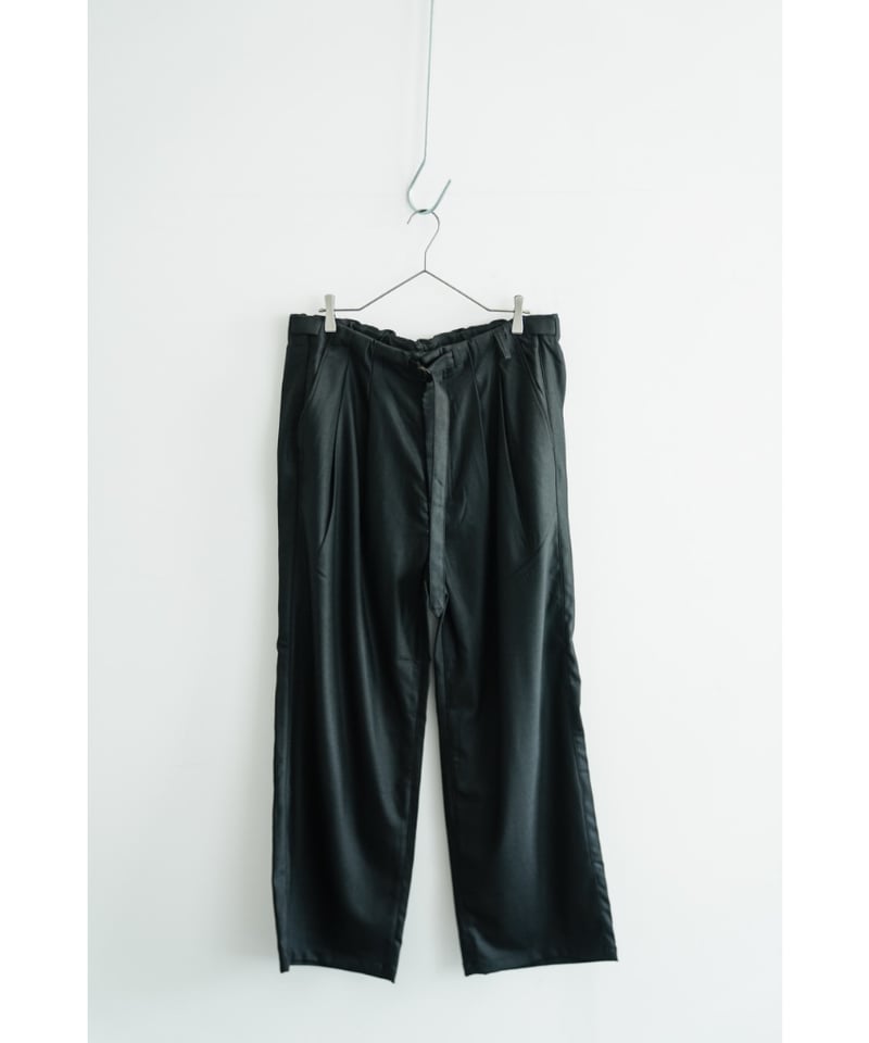 ANCELLM WOOL SATIN BELT - LESS SLACKS | MusterW