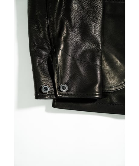 ULTERIOR CALF LEATHER COVERALL JKT