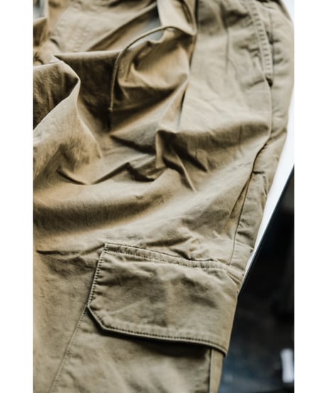 ANCELLM POPLIN CARGO PANTS