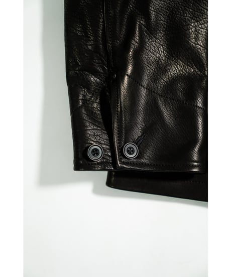 ULTERIOR CALF LEATHER COVERALL JKT
