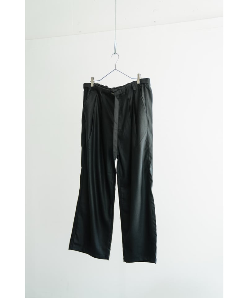 ANCELLM WOOL SATIN BELT - LESS SLACKS | MusterW